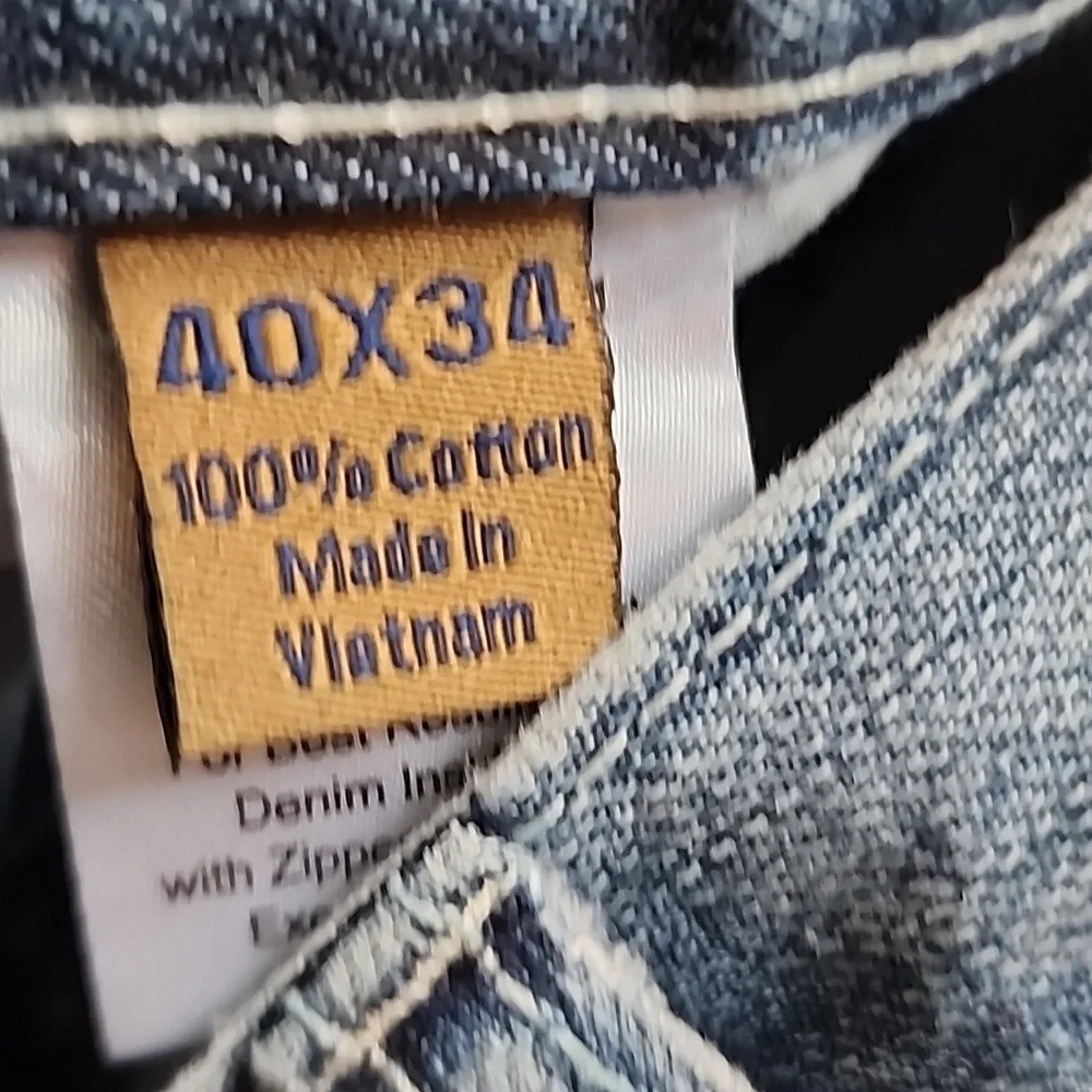 Blue Pronto Uomo Jeans Men size 40x34 - Picture 3 of 4